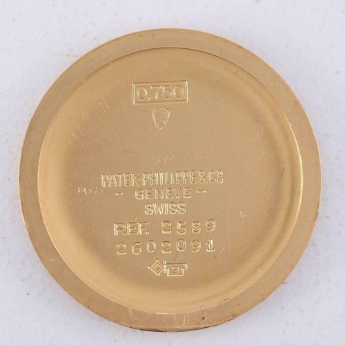 1958 PATEK PHILIPPE Calatrava 33mm 18k Gold Watch R. 2589 Patek Philippe Service - Picture 7 of 12