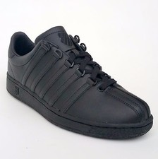 K Swiss Classic VN 03343001M Black Leather Mens Shoes Fashion Sneakers