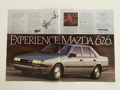 Mazda 626 Sport Sedan Vintage 1984 Print Ad | eBay