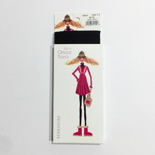 Berkshire Opaque Tights Black Small Style 3670 NWT Fits 5'-5'6",100-130lbs 