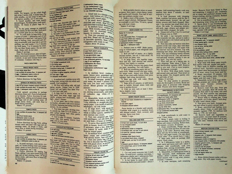 McCall's Cooking School Magazine Feb 1985 #11 Cookies Vegetable Beef Soup Pizza - Image 4 of 4