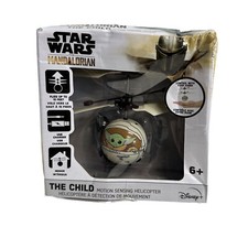 Star Wars The Mandalorian The Child Motion Sensing Helicopter Ages 6 Dented Box