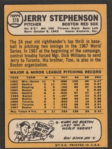 1968 Topps Baseball Cards Scegli una carta a scelta 295-660 EX X-MT 1/25 Set Break - Foto 376 di 490