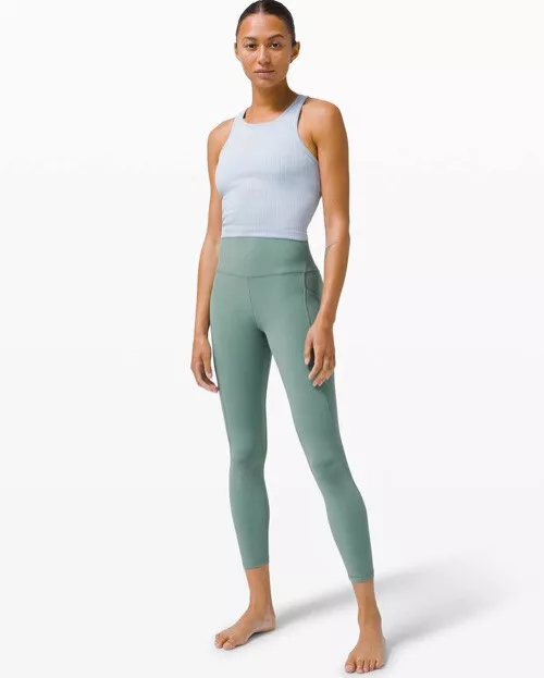 Lululemon Align High-Rise Pant with Pockets 28 - Tidewater Teal - lulu  fanatics