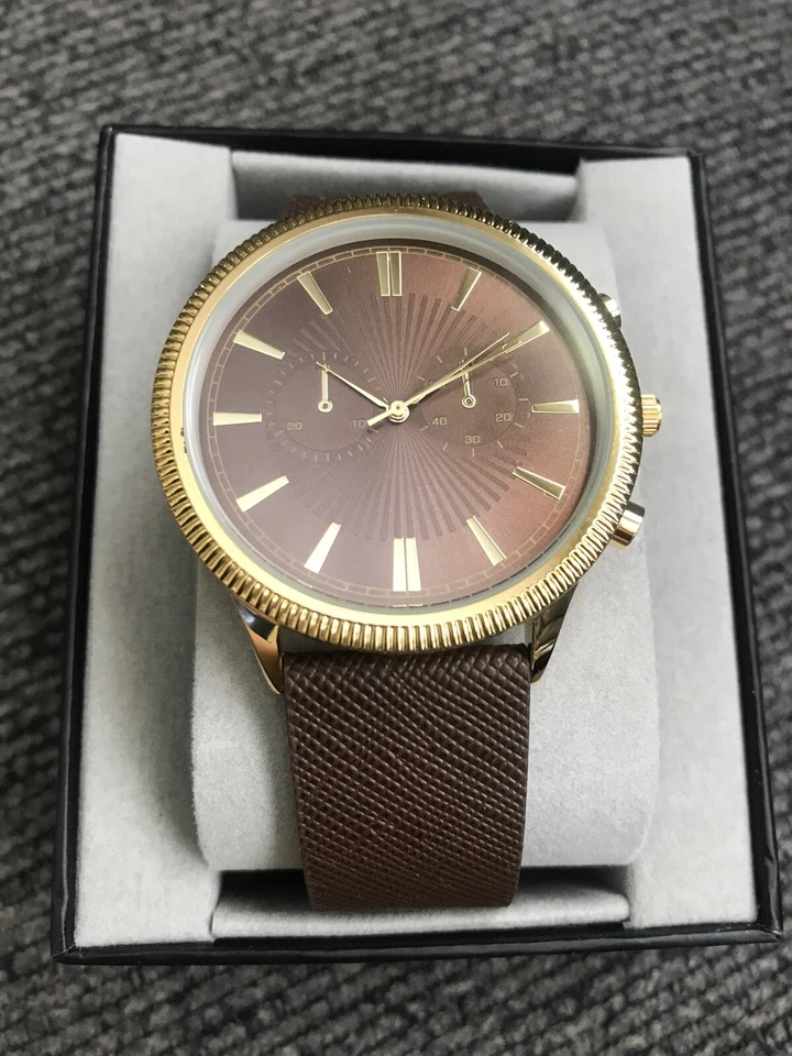 ALDO Leather Watch Brown/Gold  - Image 2 of 4