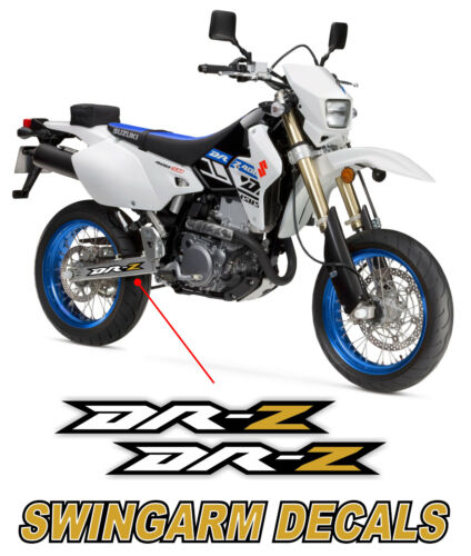 Gold Swingarm Decals Sticker graphics Fits Suzuki Drz 400 drz400e DRZ400 Drz400s - Foto 1 di 5