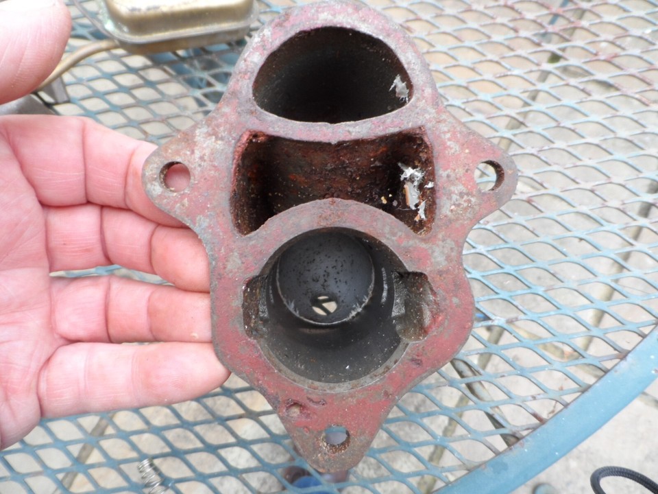 Vintage water cooled outboard motor cylinder + head. JAP, Villiers