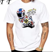 Kevin Schwantz 34 Pepsi rgv 500 moto gp world champion t shirt design  XXL size