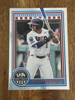 2025 Panini Stars and Stripes - Kayson Cunningham #47 White Foil (RC)