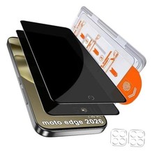 for Privacy Screen Protector with Camera Lens Motorola Moto Edge 2026