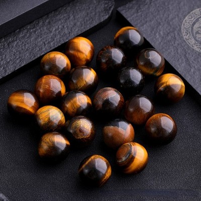 Wholesale 100pcs 16mm Natural   Eye Stone Round     No Hole Beads #cv