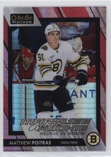 2023 O-Pee-Chee Platinum Marquee Rookies Red Prism 106/199 Matthew Poitras 0x9i