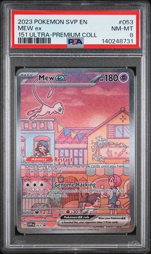 2023 POKEMON SVP PROMO 151 ULTRA-PREMIUM COLLECTION #053 MEW EX PSA 8