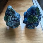 VNT Inarco “Mood Indigo” Blue Salt & Pepper Shakers, 1960, Made In Japan — photo 1
