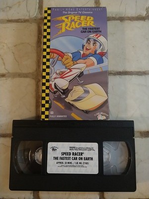 SPEED RACER VHS Adventure 3 The Fastest Car On Earth Cartoon f.h.e Vtg '94