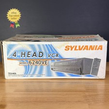 NEW Sylvania 6240VE VCR VHS Player Video Cassette Recorder - OPEN BOX READ