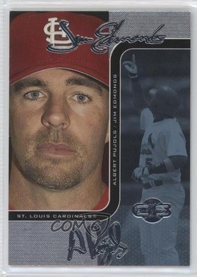 2006 Co-Signers Changing Faces Silver Blue 52/75 Albert Pujols Jim Edmonds b8h
