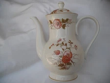 Noritake Versatone China Hofgarten Coffee Pot and Lid, 9.75" Tall, 50 oz,B320W30