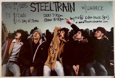 Jack Antonoff signed Steel Train Band Poster 12 x 18in Tour 2005 Twilight Tales!