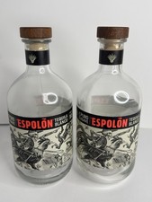 Espolon Tequila Reposado 750 ml Empty Glass Bottle + Blanco Anejo Lot Of 2