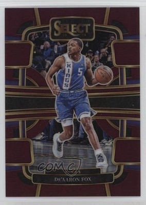 2023-24 Panini Select Concourse Maroon Prizm 83/175 De'Aaron Fox #49 1s2h