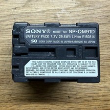 Sony Genuine NP-QM91D Battery Pack for Camcorder OEM