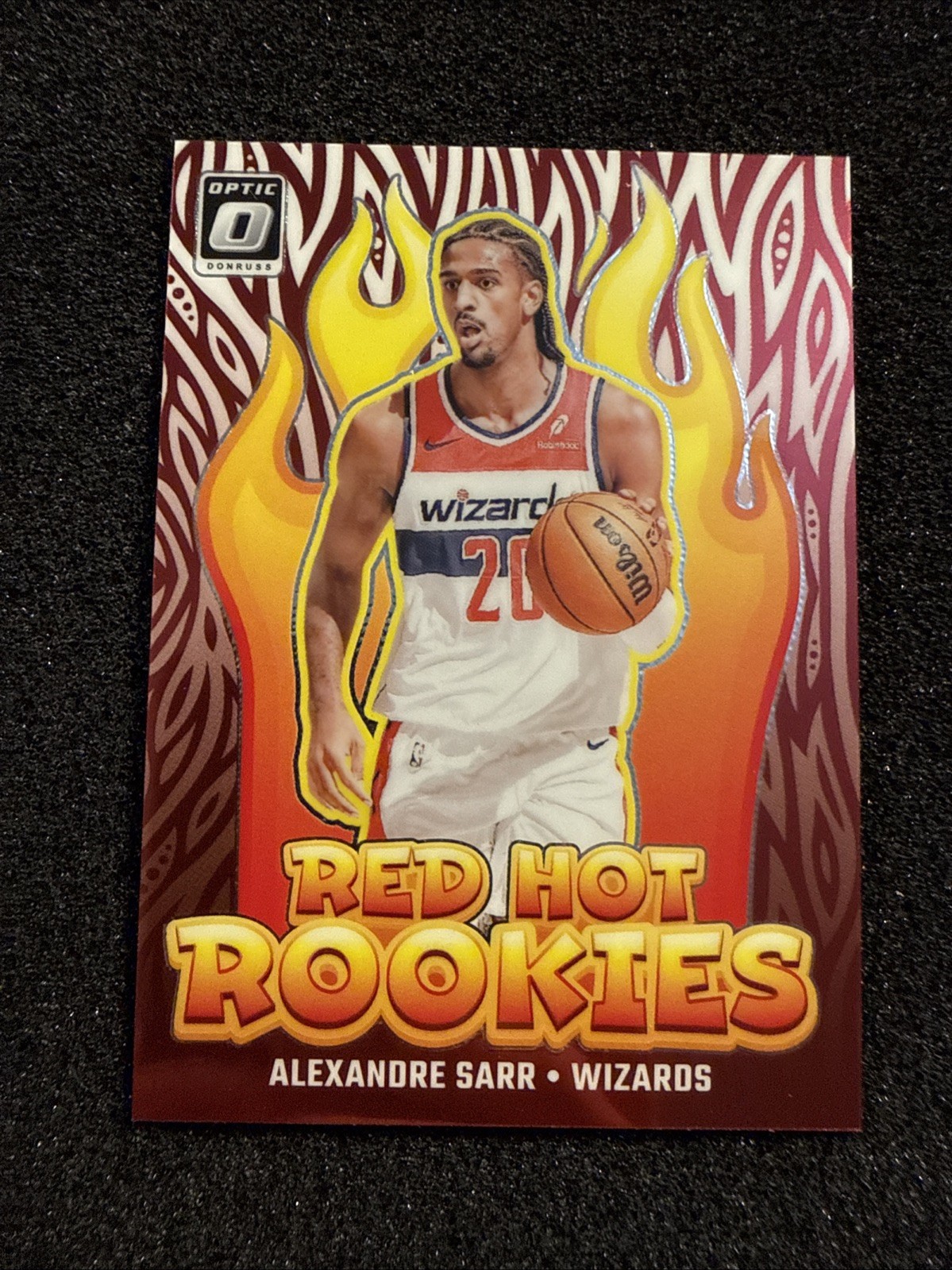 2024-25 Panini Donruss Optic - ALEXANDRE SARR - Red Hot Rookies Insert