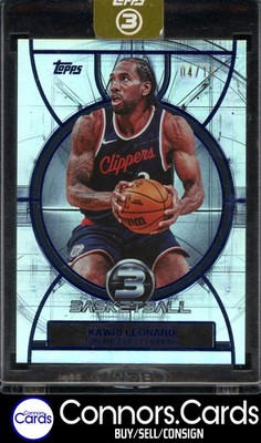 Kawhi Leonard 2025-26 Topps 3 #30 Three Point Blue /15