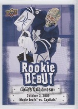 2009-10 Upper Deck Rookie Debut Jonas Gustavsson #RD5 0q0m