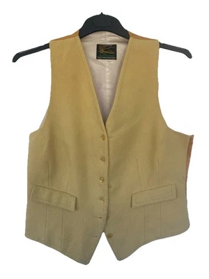 "Chaleco de lana pura amarillo Lambourne 38"" - 40""" - Imagen 1 de 4