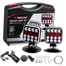 Wireless USB-C Trailer Lights, Adjustable Magnetic LED Tow Light Kit, 2