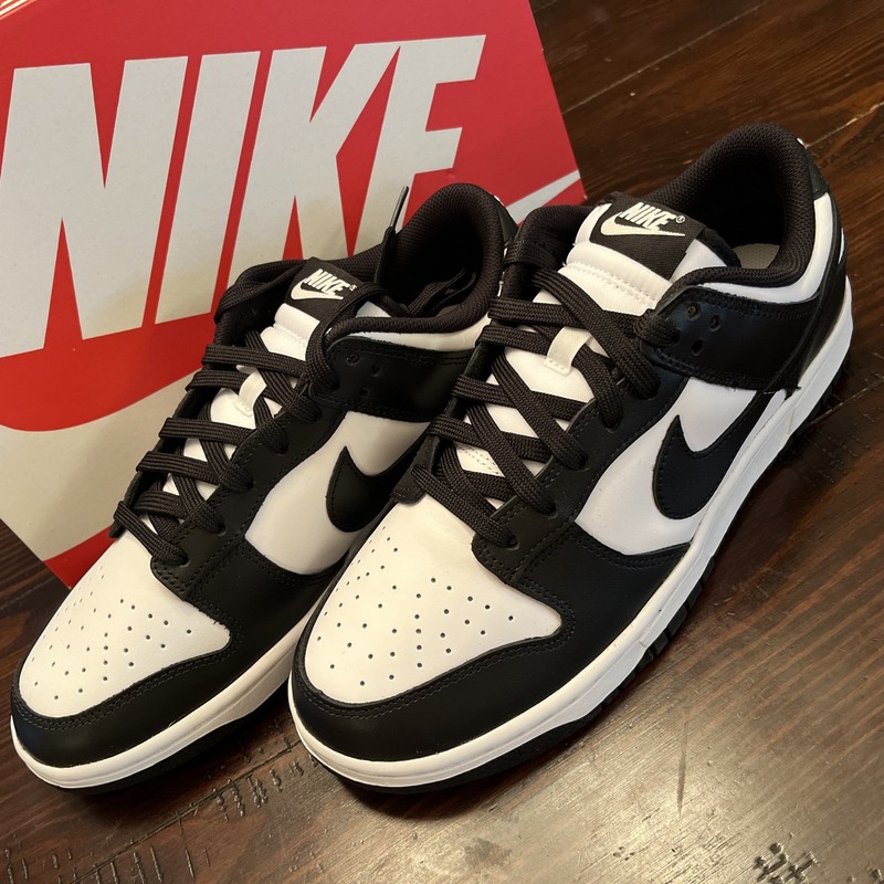 Nike Dunk Low Retro Sz9 Mens/Sz10.5 Wmns  Wht/Blk Panda DD1503-101 Shoes New ***