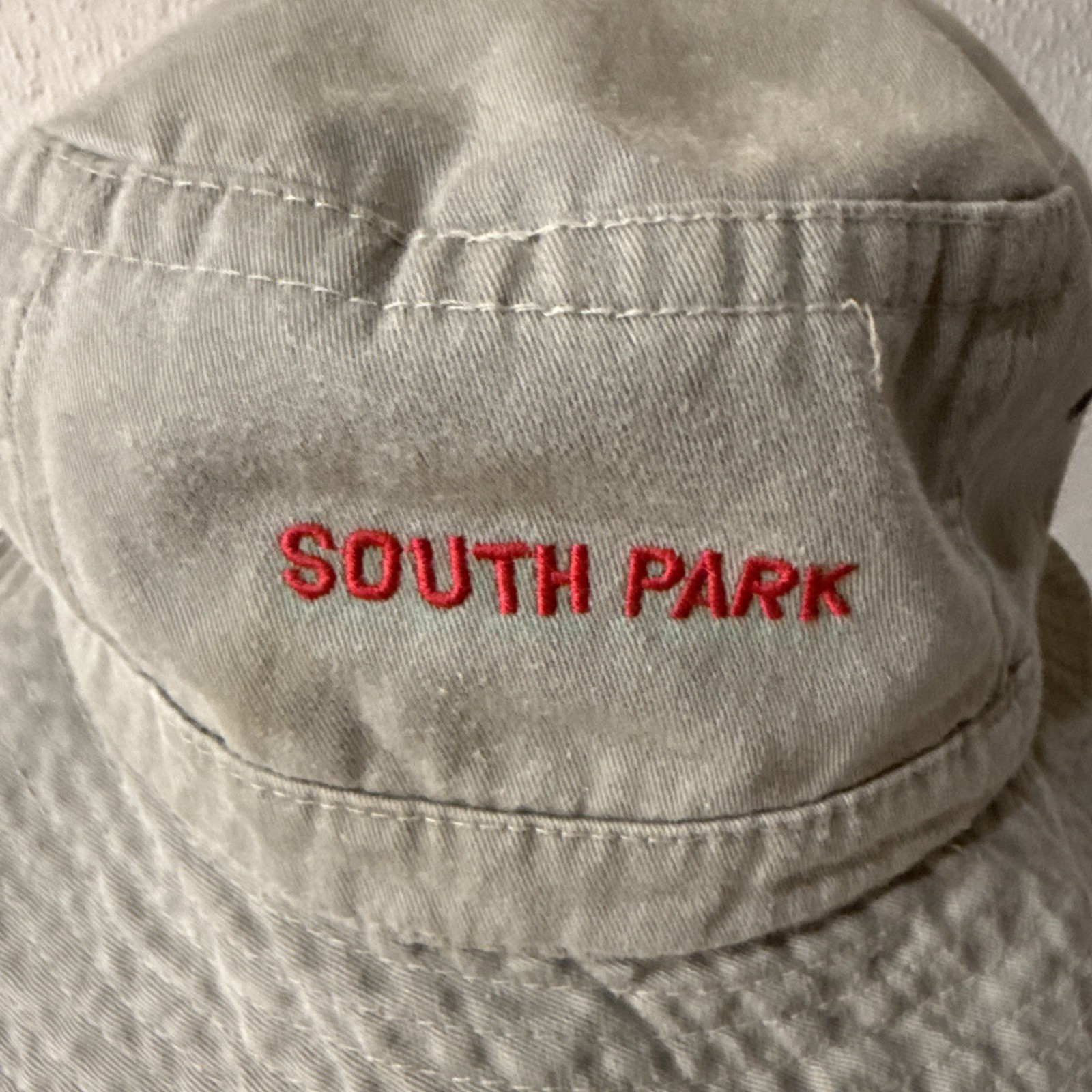 RARE Vintage 90s South Park “Dead Kenny” Embroidered Bucket Hat Sz LARGE 1998 image 5