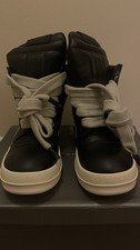Rick Owens Geobasket High Top Leather Sneaker...