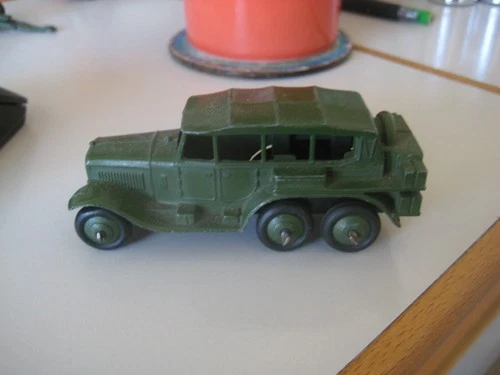 Vintage DINKY TOYS 152b Army Military Reconnaissance Car 6 Wheel - early postwar
