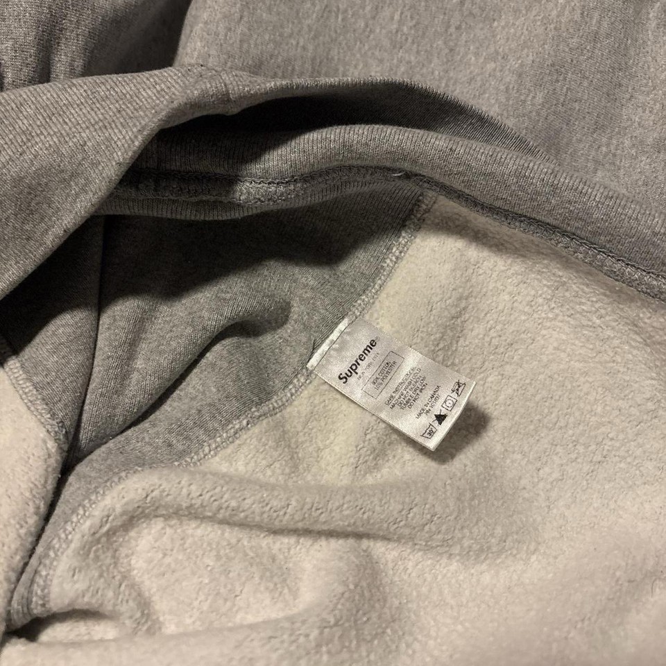 Supreme S Logo Hooded Sweatshirt FW18 Heather Grey EBay supreme-s-logo-hooded-sweatshirt-fw18-heather-grey-ebay