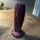 Vtg. Retired Fiesta Ware Cinnabar Burgundy Bud Vase Fiestaware Post 1986 Color