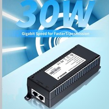 SODOLA PoE Injector 30W, 802.3Af/At Power Over Ethernet PoE+ Injector Adapter