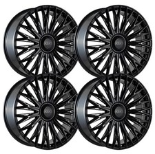 Set-4 Azad Azv03 24x10 Blank Gloss Black 20mm Wheels Rims 24 Inch