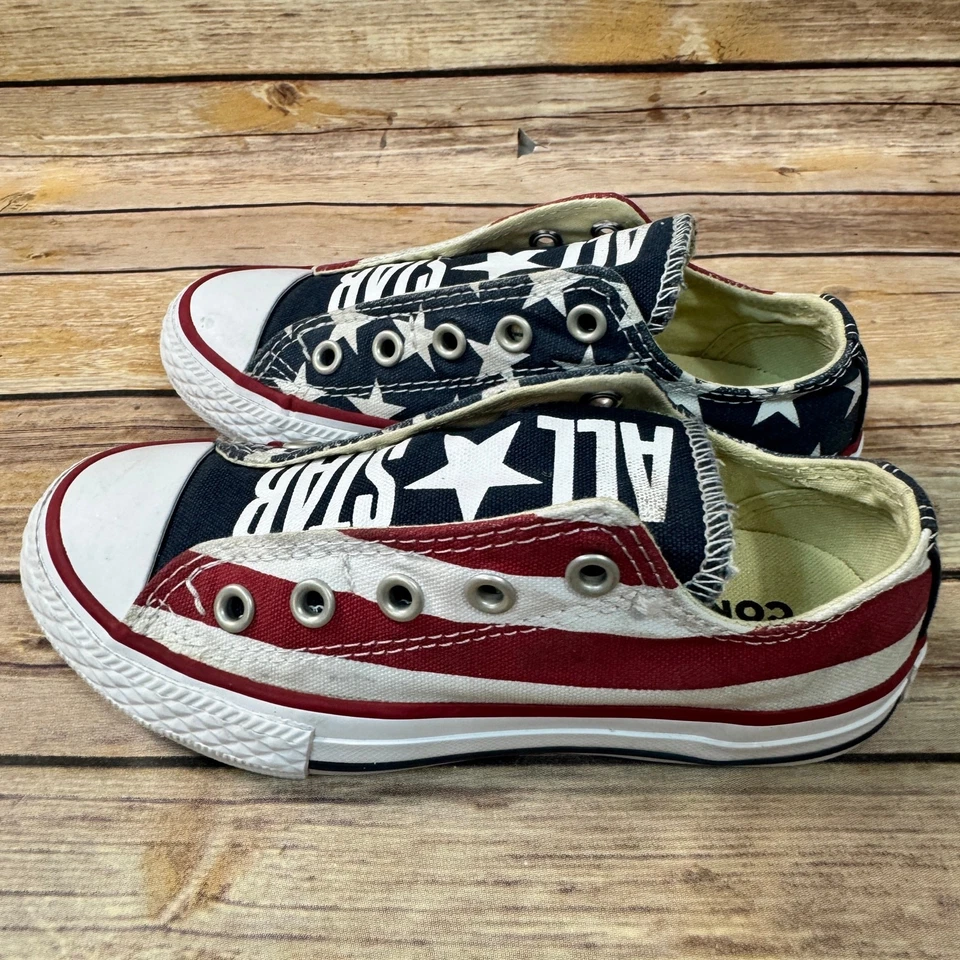 Zapatillas Patrióticas Converse Chuck Taylor All Star Unisex Niños Estrellas y Tiras 12 Foto 4 de 4