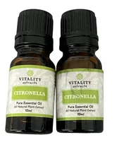 Vitality Extracts CITRONELLA Essential Oil 2 Pack 20mL 100% Pure Aromatherapy