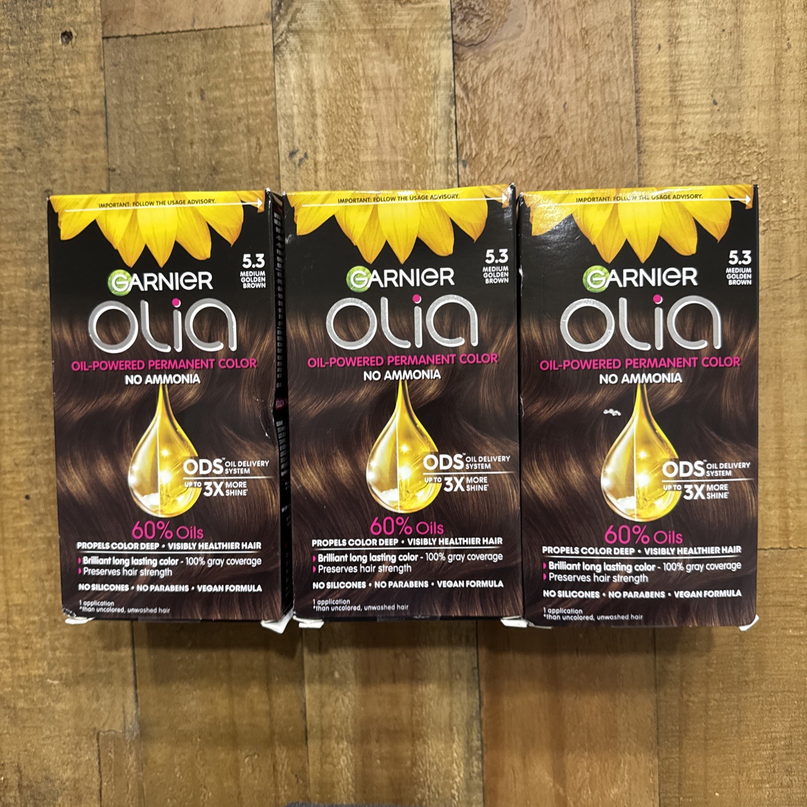 Natural  Oil Ammonia Free Medium Golden Brown 5.3