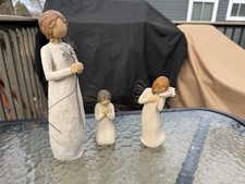 Willow Tree Resin Figurines Set Of 3