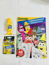 Crayola Limited Edition Retired Colors Crayons Coloring Book And Sharpener NEW