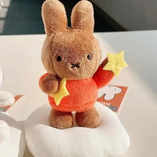 Miffy Melanie Dream Plush Keychain Clip-On Bag Clip Stuffed Animal Soft Doll Toy