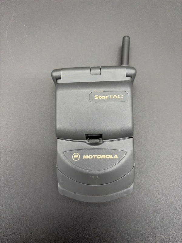 Vintage 1990s Motorola ST7868W StarTac Retro Flip Cell Phone (Untested)