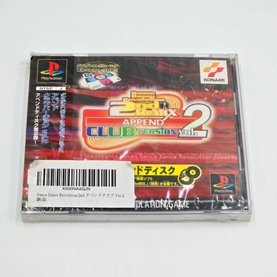 20-048 PLAYSTATION 1 PS 1 PS1 PSX DANCE REVOLUTION 2ND REMIX APPEND CLUB 2 NEW