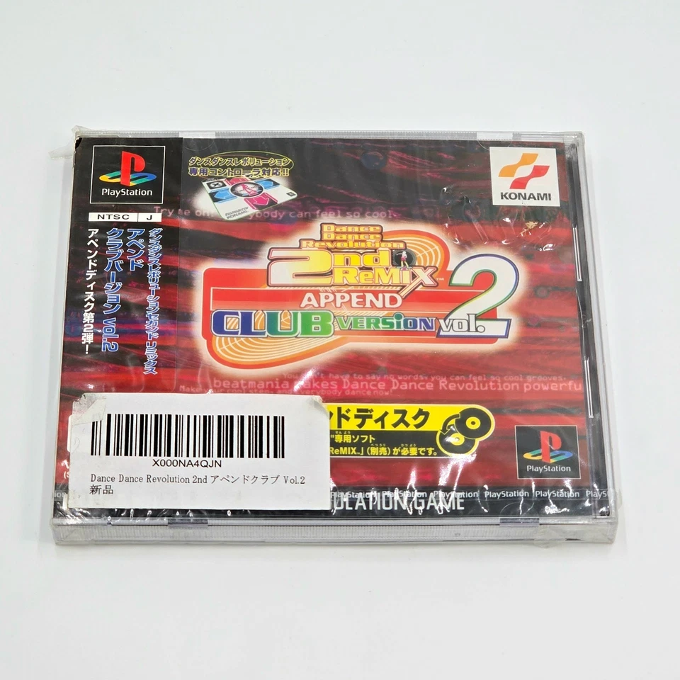 20-048 PLAYSTATION 1 PS 1 PS1 PSX DANCE REVOLUTION 2ND REMIX APPEND CLUB 2 NEW, foto 1 de 5