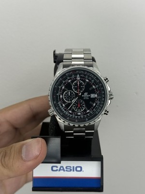 Men's Casio Edifice Pilot Aviator Style Chronograph EF-527D Watch EF527D-1AV