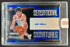2024-25 Prizm Black Reed Sheppard Sensational Signatures RC Blue Auto #9/49